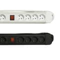 Pikkukuva 2 / 2: CHACON Multi-socket block 8-uttag 16A med 2 svarta omkopplare