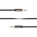 Miniatyrbillede 2 af 3: Audio cable, 3.5mm male to 3.5mm male, 1m, black