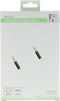 Miniatyrbillede 3 af 4: Audio Cable, 3.5mm male to 3.5mm male, 0.5m, white