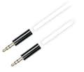 Miniatyrbillede 1 af 4: Audio Cable, 3.5mm male to 3.5mm male, 0.5m, white