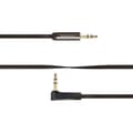 Miniatyrbilde 2 av 4: Audio cable, angled 3.5mm male - 3.5mm male,1m, black