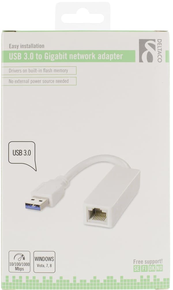 USB 3.0 net adapt intern flash memory Gbit 1xRJ45 1xUSB3