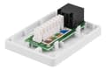 Miniatyrbillede 3 af 5: Unshielded network socket, Surface UTP 1xRJ45, Cat6, white