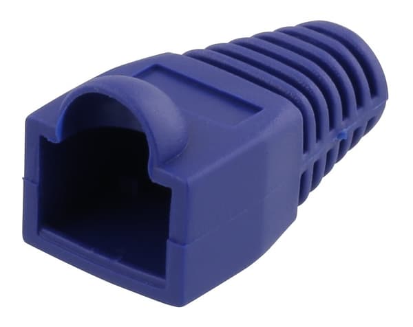 RJ45 plug cover  cables  6.8mm in diameter blue 20pcs