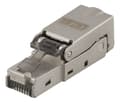 Miniatyrbilde 1 av 6: RJ45 plug Cat6A, shielded, tool-less, metal
