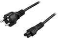 Miniatyrbilde 4 av 4: Device cable 3pin notebook straight CEE 7/7 & IEC C5 2m
