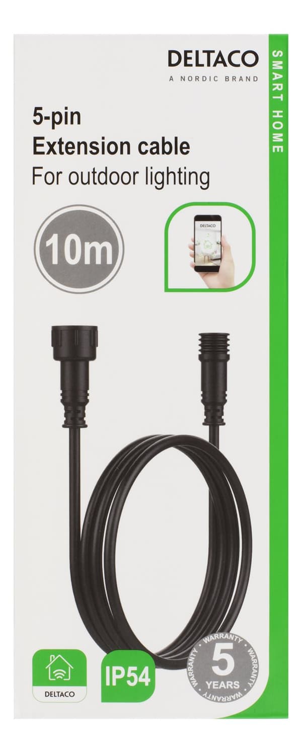 SMART HOME Garden / Deck lights extension cable IP54 10m
