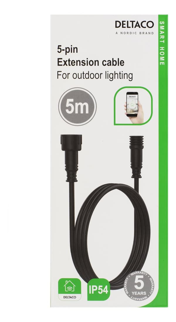 Outdoor lightning cable extension garden light decklight 5m