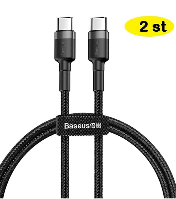 2 st baseus  usb-c snabbladdare