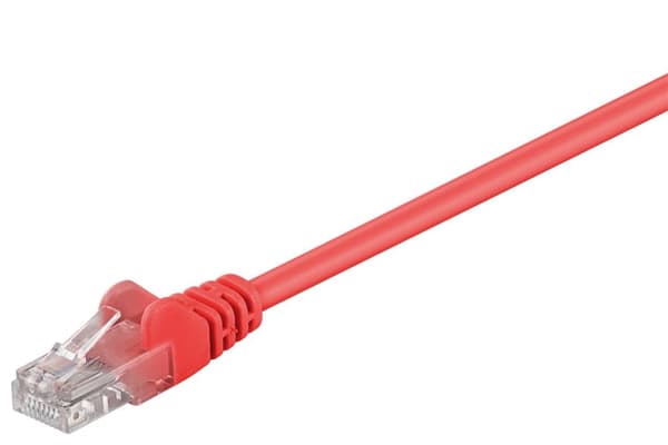 CAT 5e patch-kaapeli, U/UTP, punainen