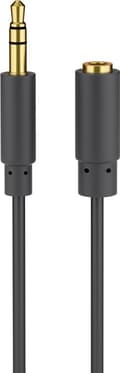 Miniatyrbillede 2 af 4: Forlængerkabel til hovedtelefoner og lyd AUX, 3,5 mm 3-pin, slank