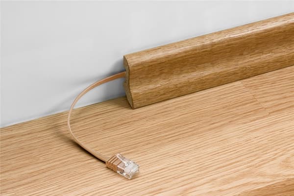 CAT 6 flad netværkskabel, U/UTP, hvid