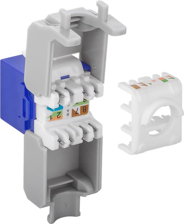 Keystone-moduuli RJ45 CAT 6A, UTP