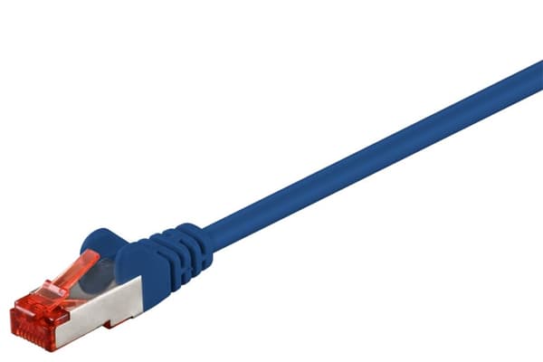 Goobay Netværkskabel CAT 6, S/FTP (PiMF), blå, 7,5 m