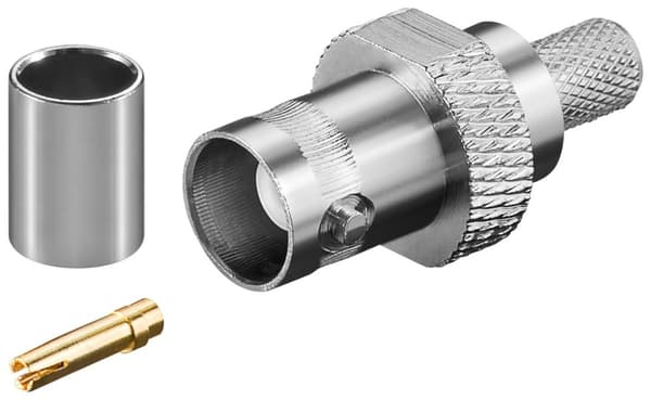 BNC crimp-kobling