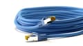 Miniatyrbillede 5 af 5: RJ45 netværkskabel S/FTP (PiMF), 500 MHz, med CAT 7 råkabel, blå, 1 m