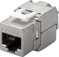 Miniatyrbilde 1 av 4: Keystone RJ45-modul CAT 6A, STP, 500 MHz, smal design