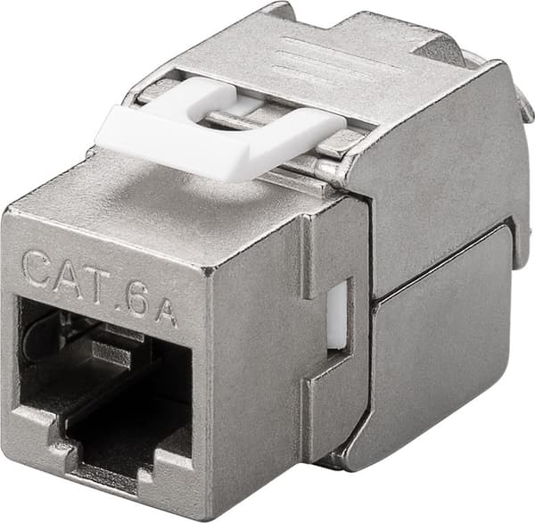 Keystone RJ45-modul CAT 6A, STP, 500 MHz, smal design