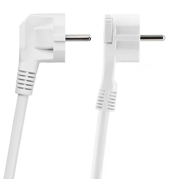 HAMA Forlængerledning  Mini Fladt Stik 5.0m Hvid