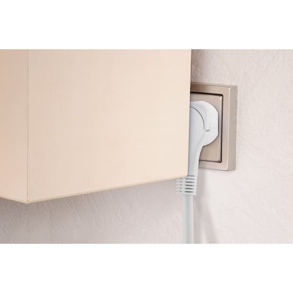 HAMA Forlængerledning  Mini Fladt Stik 5.0m Hvid