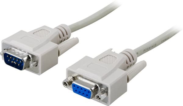 Jatkokaapeli DB9u-DB9n 10m