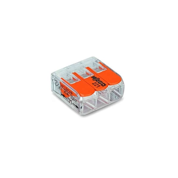 Kopplingsklämma Wago 221-413 (50-pack)