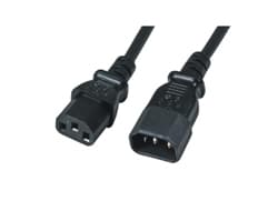 2M POWER CORD C13-C14 - BK/EXTENSION F/M 3 X 0.75/MM