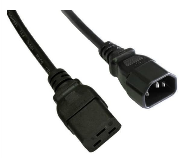 AKY AK-UP-02 Akyga Power cable extension AK-UP-02 IEC C19 / C14 250V/50Hz 1.8m