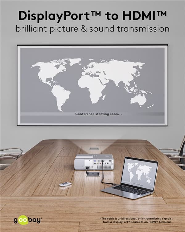 DisplayPort™ til HDMI™-kabel