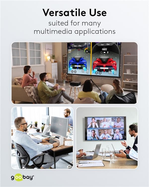 DisplayPort™ til HDMI™-kabel