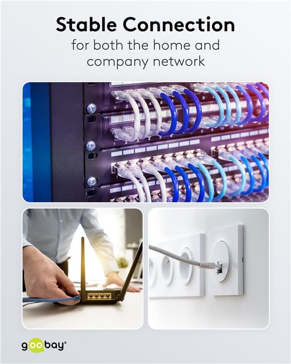 CAT 6A oskärmad RJ45-kontakt UTP, för verktygslös montering