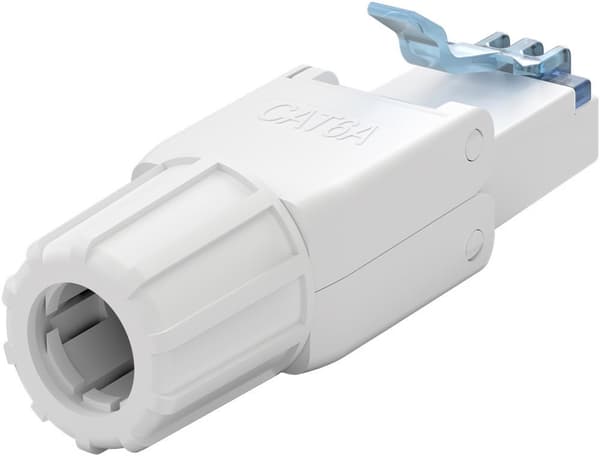 CAT 6A oskärmad RJ45-kontakt UTP, för verktygslös montering