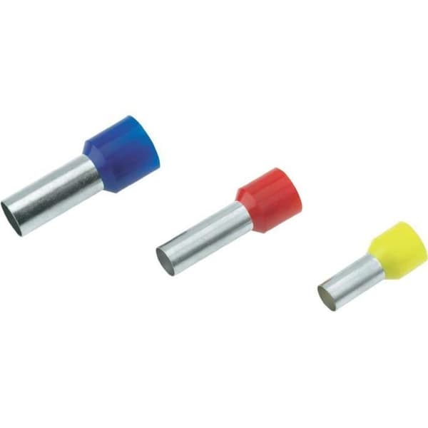 Ändstycken med kragsektion 0,75 mm² längd 8 mm blå - Cimco Werkzeugfabrik 181000