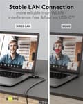 Miniatyrbild 6 av 11: Ethernet-kabel USB-C™ 3.1 till RJ45, Slim, 7,5 m