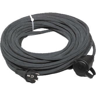 Kabel - AS-SCHWABE - 60364 - 25m - Svart gummi - Vattentät 230V