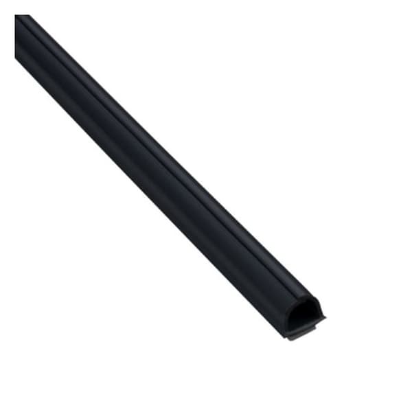 Paket med 4 adhesiva kabelfixeringshylsor 8 x 7 mm svart