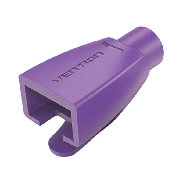Trækaflastningsstøvler RJ45 Cover Vention ODV0-100 Pakke med 100 lilla PVC