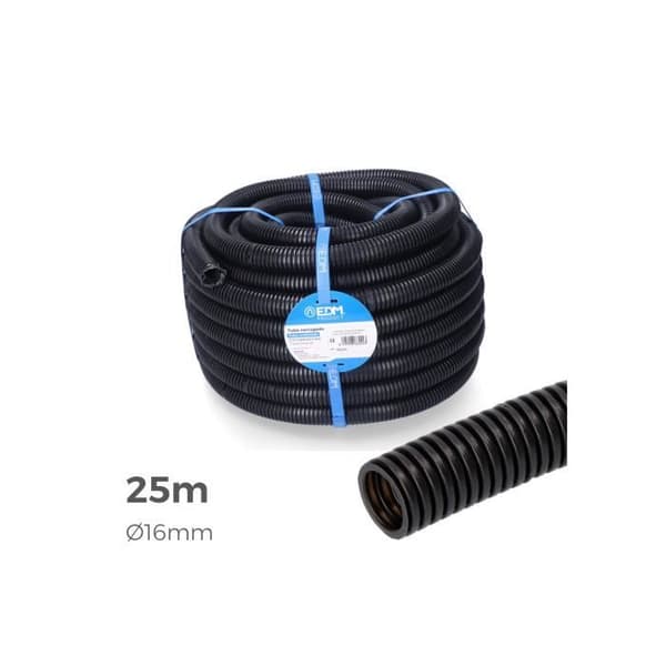 Förtrådad ledning för interiör installation - GENERISK - M-25 - Vit - 16mm - 25m