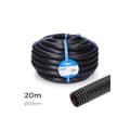 Miniatyrbild 2 av 2: Ferroplast förtrådad ledning för exteriör installation - GENERISK - 13mm Ce M-20 - Vit - 20m