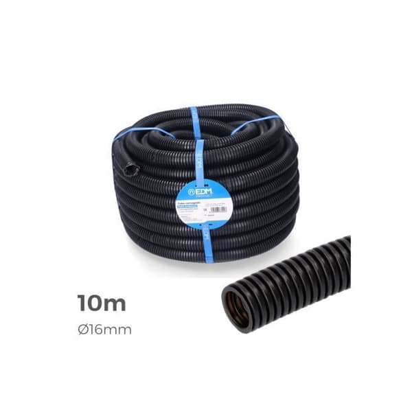 Förtrådad mantel - GENERISK - 16mm - Vit - 25A - 10m