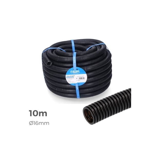 Förtrådad mantel - GENERISK - 16mm - Vit - 25A - 10m