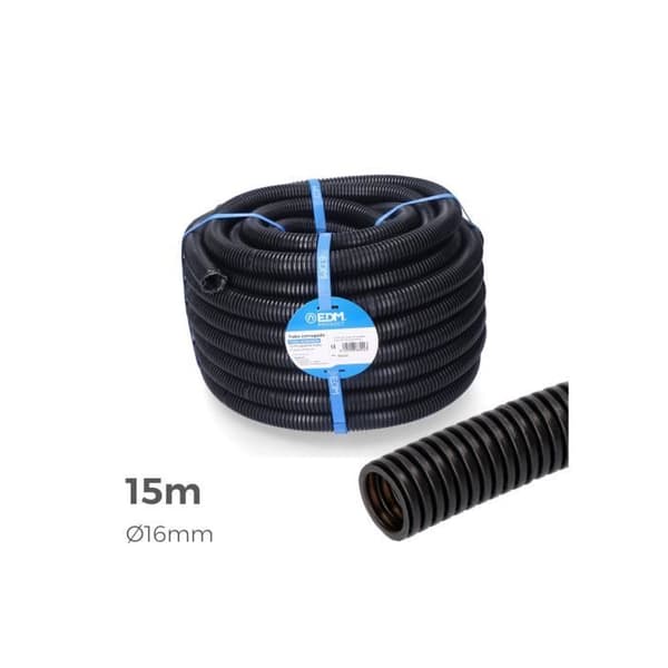 Förtrådad ledning för inomhusinstallation - GENERISK - M-25 - Vit - 16mm - 15m