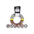 Miniatyrbild 1 av 2: Flexibel halogenfri elektrisk ledning 1,5 mm - GENERISK - 20 m spole - Brun färg