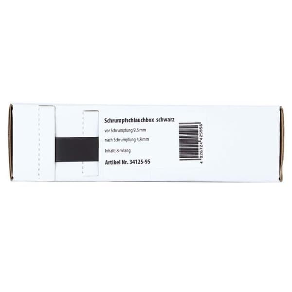 svart termoflexibelt Ø 9,5 mm / längd: 8 m
