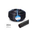 Miniatyrbild 1 av 2: Ferroplast förtrådad ledning för exteriör installation - GENERISK - 13mm Ce M-20 - Vit - 20m