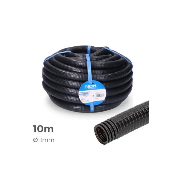 Ferroplast förtrådad ledning för exteriör installation 11mm Ce M-16 10m Edm - GENERISK