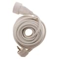Miniatyrbild 2 av 4: ZENITECH förlängning 10m - 16A 2P+E - kabel HO5VV-F 3G1.5mm² - Vit