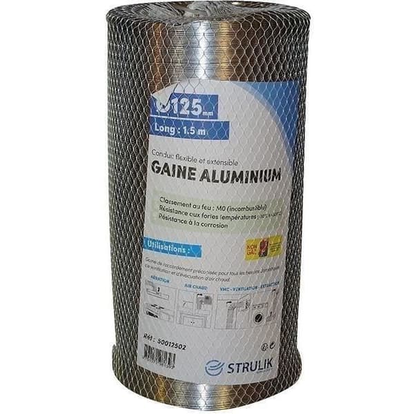 AUTOGYRE - Flexibel Aluminiumskydd Ø125 1.5ml