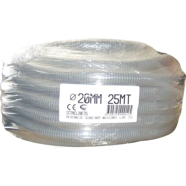 ELECTRALINE Kabel med Dragtråd - 20 mm² - 25 m - Grå