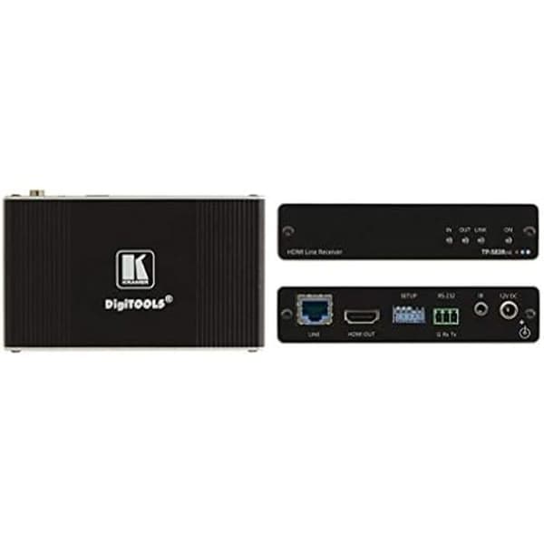HDMI-mottagare - KRAMER - TP-583RXR - 4K - Hög Effektivitet - Svart